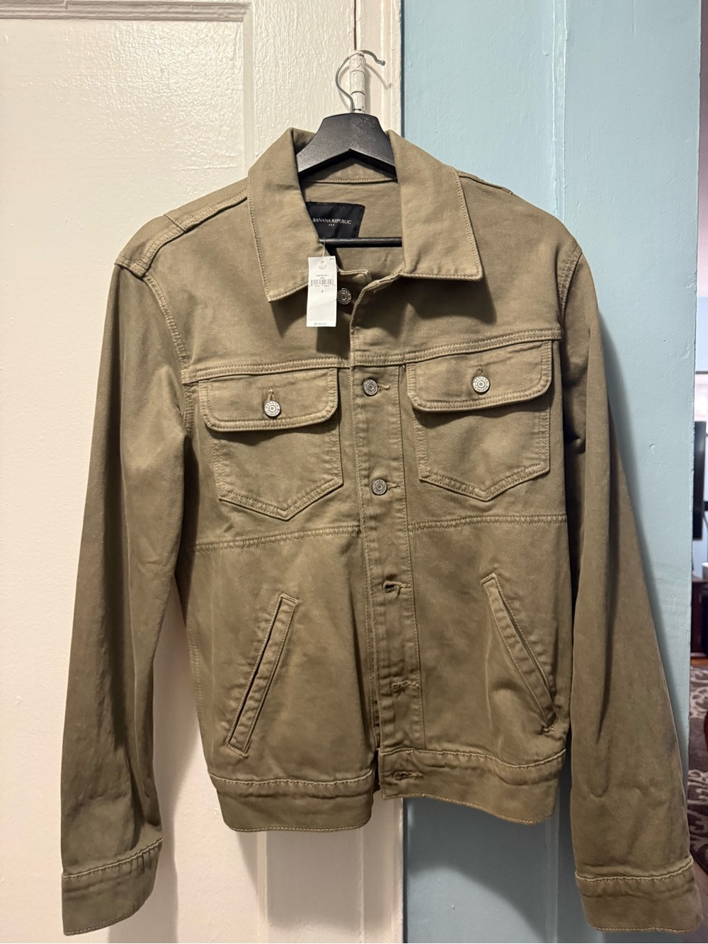 Banana Republic Factory Olive Twill Lightweight Jacket